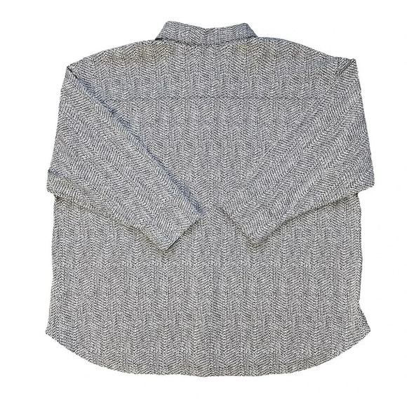 Athleta Textured Plus Size Button Front Shirt Jacket - Picture 7 of 7